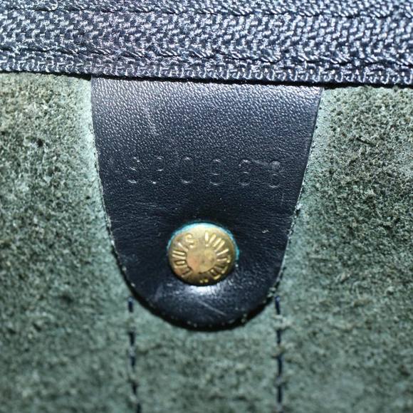 LOUIS VUITTON Epi Keepall 55 Boston Bag Noir Black M42952 LV Auth bs9967 - Picture 12 of 16